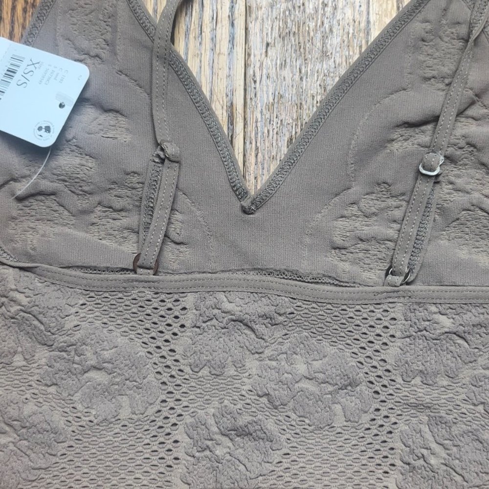 NWT Free People intimately Candy Seamless Bra XS/S nude sand bra - Picture 5 of 10